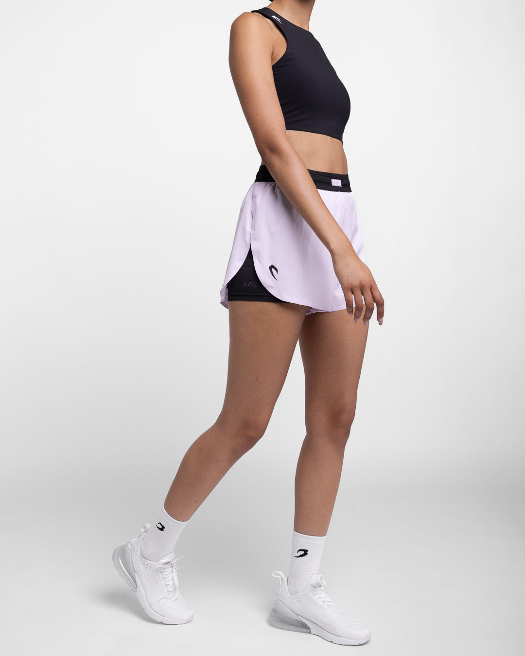 BOXRAW / TUNERO 2-IN-1ショーツ Womens Tunero 2-in-1 Shorts - Lilac | BOXRAW